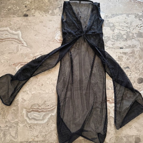 Med beach net like new, black, size S