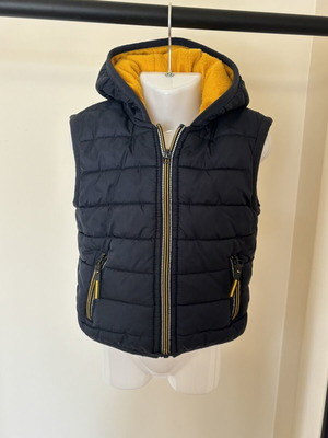 Sleeveless children's jacket like new, size 3-4 years, blue