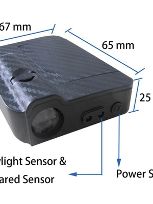 Car door logo projector lights, pack of 2, battery powered