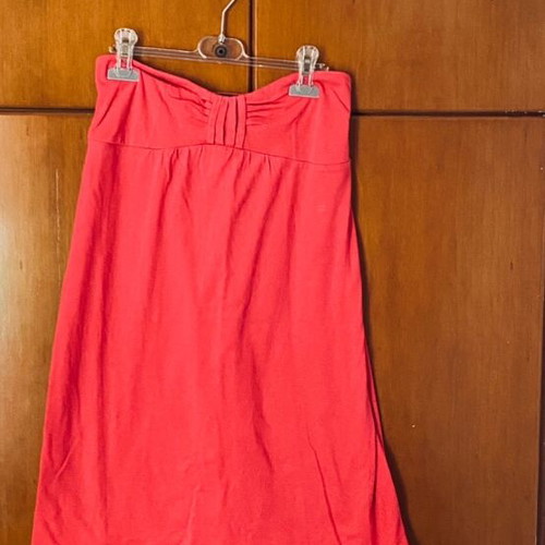Strapless mako dress used, red, size L