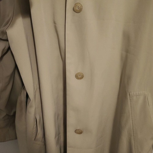 Topline oversized trench coat with shoulder pads like new, beige