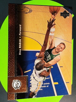 Σπάνια κάρτα Upper Deck 1996-97 Dino Radja #8 καινούργια
