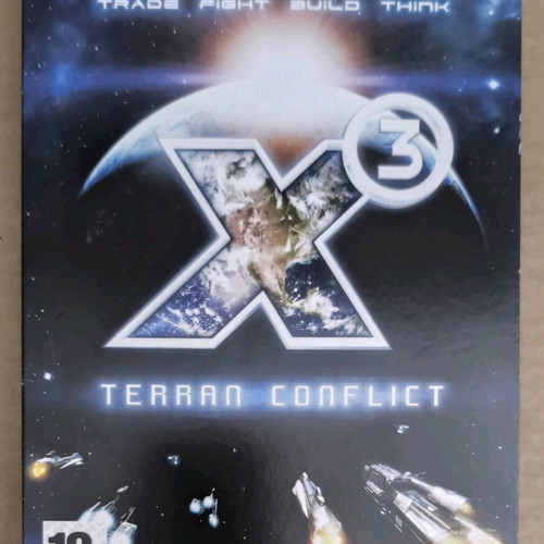 X3 Terran Conflict PC DVD-ROM like new, Deep Silver
