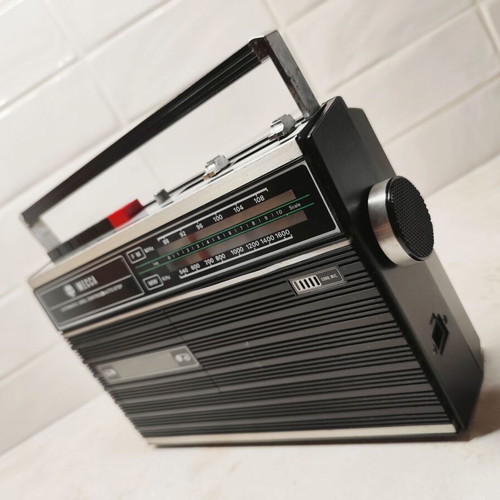 Mecca Japan Vintage Transistor Radio Cassette Player used