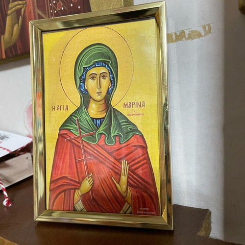 Saint Marina framed print 10x15cm new