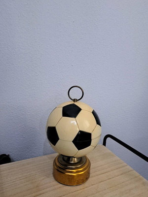 Music Box and Lipstick Cigarette Case Football Ball Retro Space Age 1960s-70s