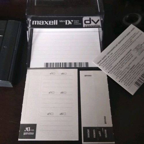 Maxwell mini video cassette DVM60SE like new, 60 minutes