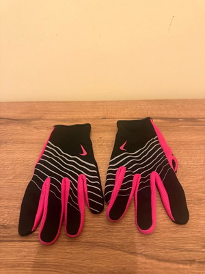 Nike technical running gloves like new, black