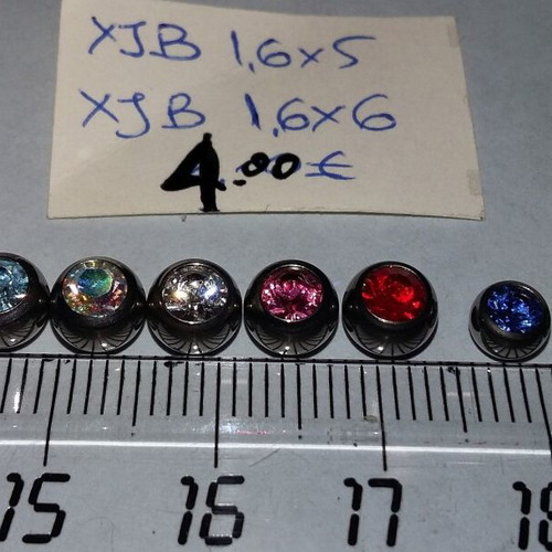 Body piercing new barbell balls