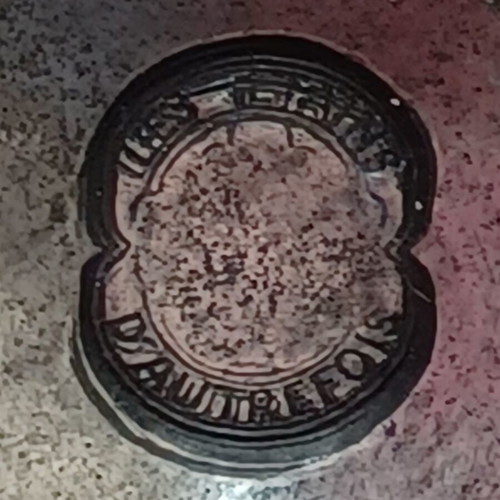 Tastevin tin wine tasting cup used