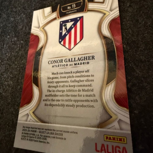 Panini Select La Liga Conor Gallagher Silver Prizm Card new