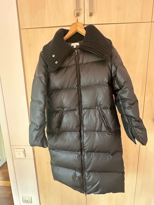 Kookai long puffer jacket feather duvet like new, black size M