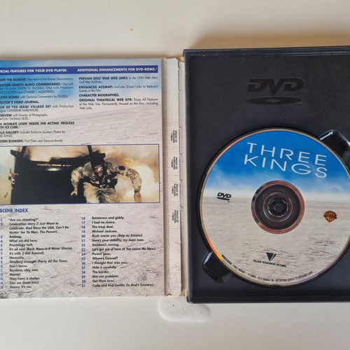 Three Kings DVD, adventure comedy, subbed