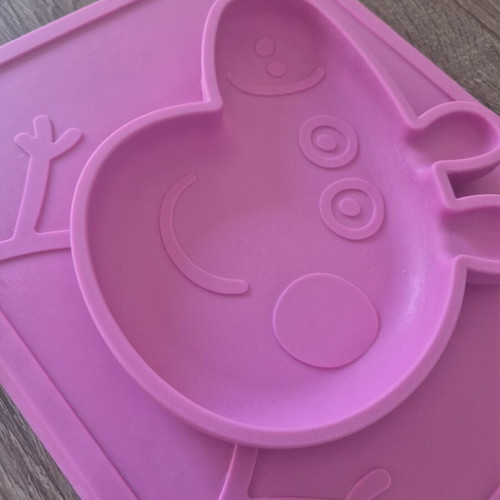 Peppa Pig Silicone Plate like new, Limited Edition