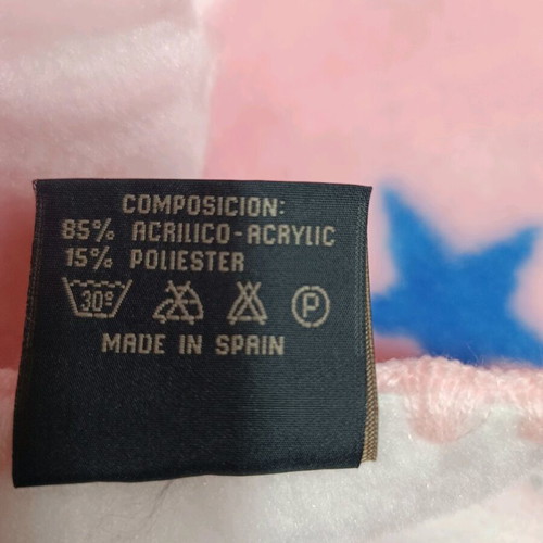 Spanish luxury bebe blanket 1.10x1.40 m new