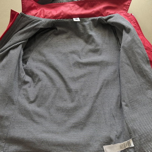 Petit Bateau waterproof parka for girls, pink, size 8 years