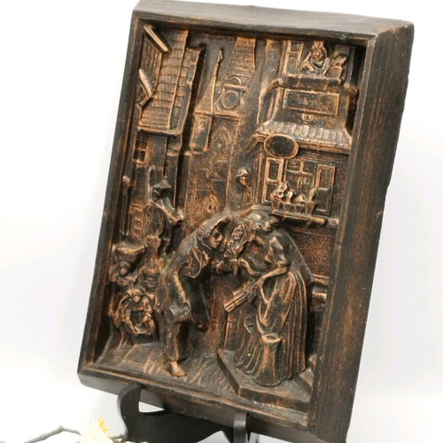 Vintage 3D painting The Eternal Bridegroom used, epoxy resin