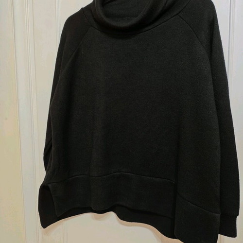 Pullover with high neck used, black, size M