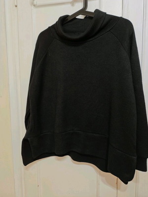 Pullover with high neck used, black, size M