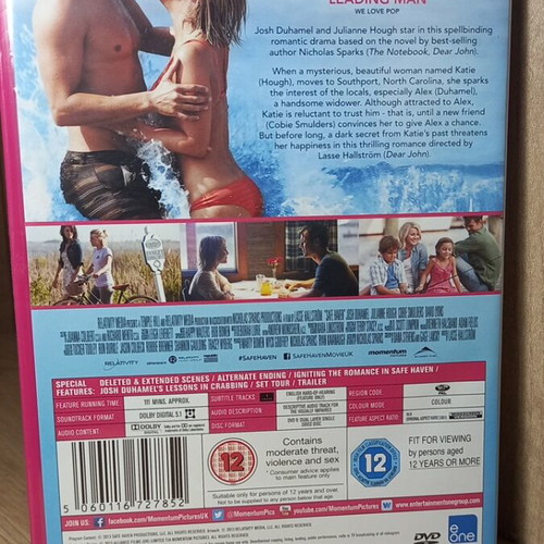 Safe Haven DVD like new with English subtitles