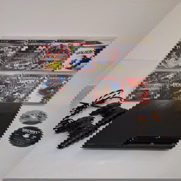 Playstation 3 Slim + 10 games