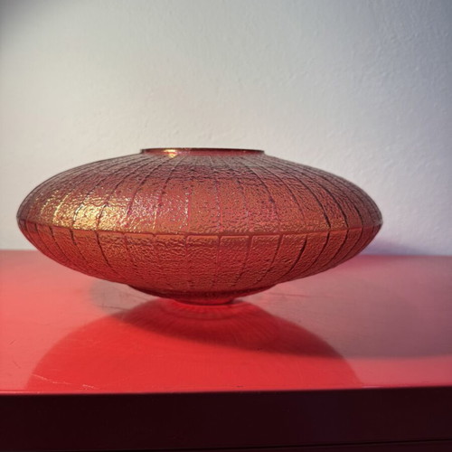 Space Age lamp globe used, mid century spaceship design
