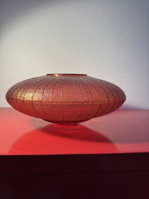 Space Age lamp globe used, mid century spaceship design