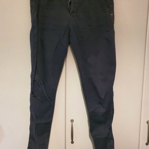Bershka blue slim pants used, size L 40 12