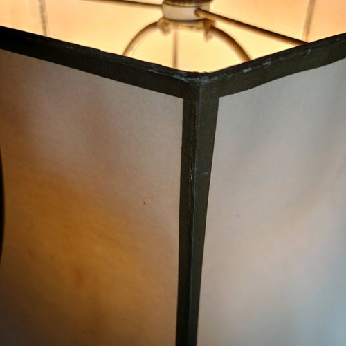 Retro wooden lamp like new, fully functional, 52 cm height