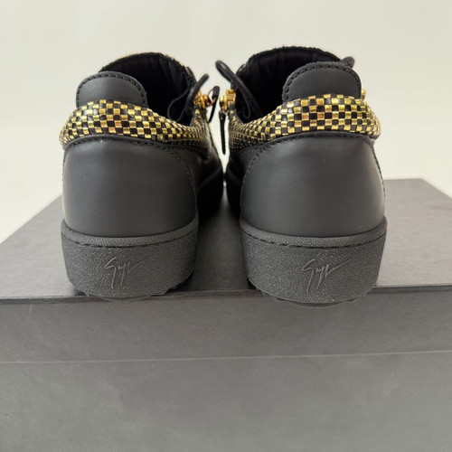 Giuseppe Zanotti May London men's shoes new, black and gold, size 39-40