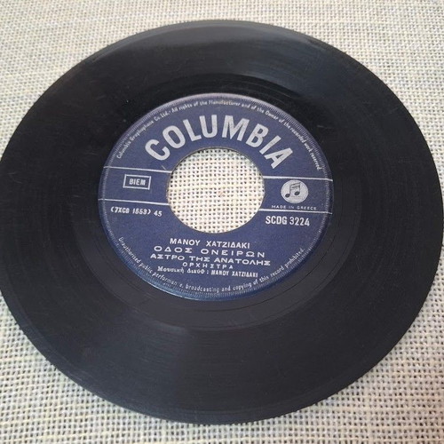 Manos Hadjidakis Lakis Pappas Odos Oneiron 7' used, entechno