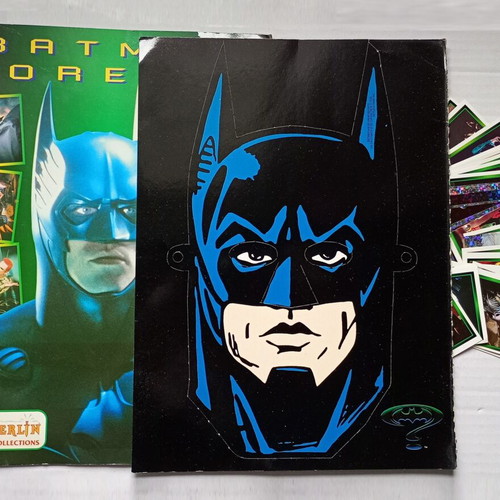 Batman Forever sticker album like new, Greek edition, Merlin Collections 1995 with 157 stickers