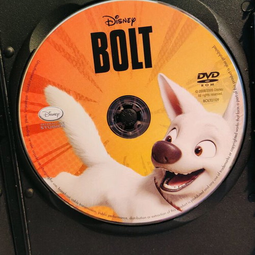 Bolt Disney PC DVD used, action game
