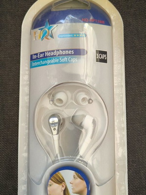 HQ Professional HQ‑HIP118IE wired in-ear headphones new, white