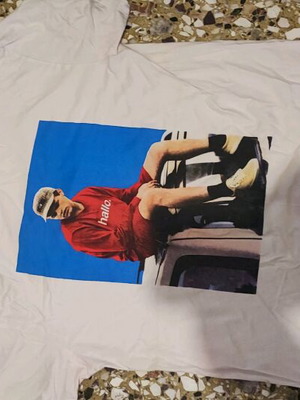 Bershka short-sleeve shirt S white like new