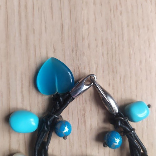 Set of 2 turquoise summer bracelets like new
