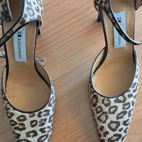 Brown heels size 43 new