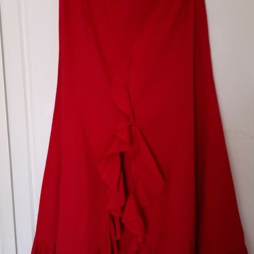 Raxevsky red maxi skirt new, size L