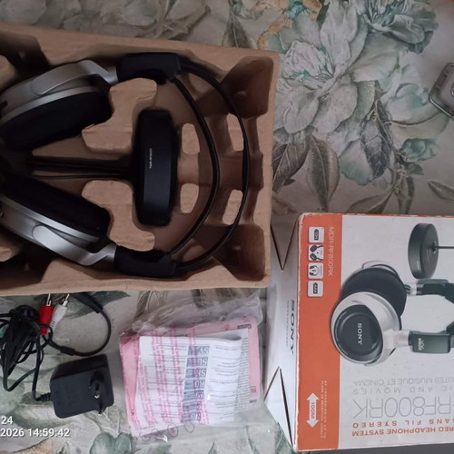 Sony MDR-RF800RK wireless headphones used, for parts or repair
