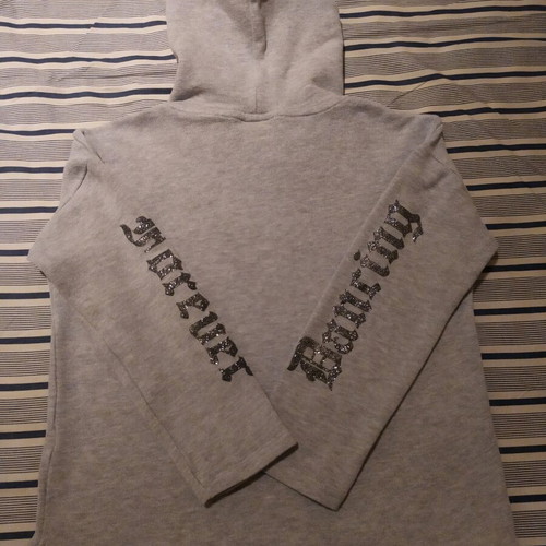 Zara girls' sweatshirt No 7, grey, 122 cm