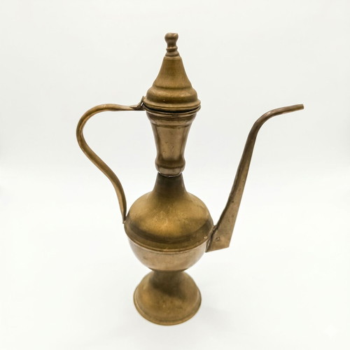 Collectible Brass Dallah Vintage Antique with Authentic Drachma Marking
