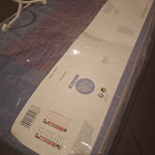 Premaman baby blanket like new, 100% cotton, blue, 80x125 cm