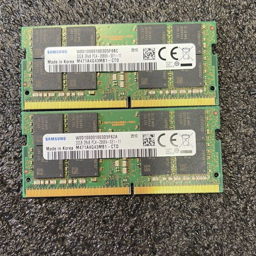 Samsung 64GB (2x32GB) DDR4 PC4-2666V RAM like new