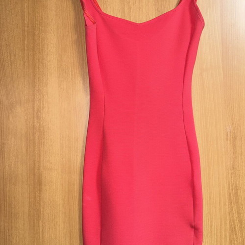 Bershka mini tight red dress