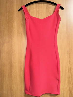 Bershka mini tight red dress