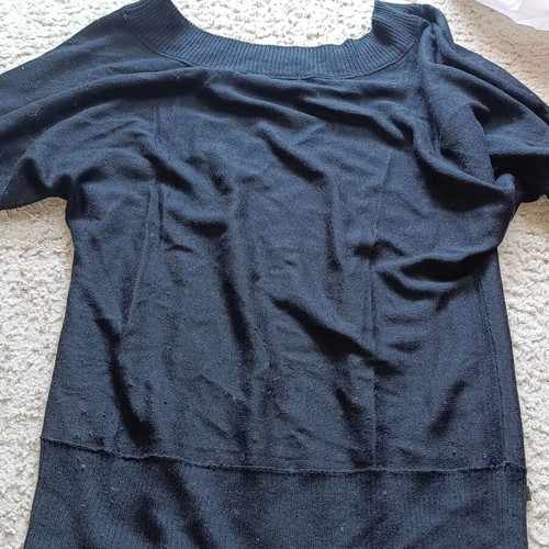 Knitted women's small clothes used pack, black Attrattivo sweater