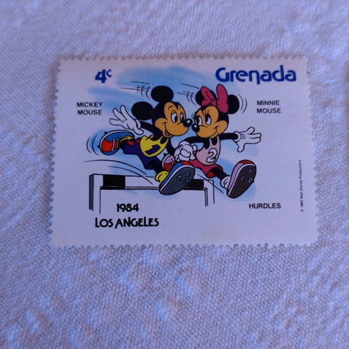 Disney Olympic Games 1984 stamps new, set of 2