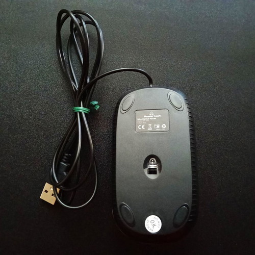 Powertech Wired Optical Mouse like new, ergonomic USB