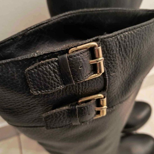 Feng Shoe boots used, size 40, black, leather and galoshes