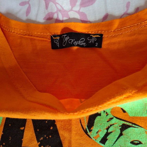 Mako beach dress new, orange, size M